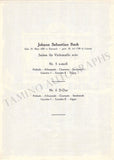 Mainardi, Enrico - Set of 6 Concert Programs Vienna 1949-1959