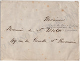 Ber, Ernest - Autograph letter Signed 1855