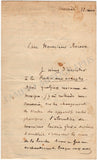 Raynaud, Ernest - Autograph Letter Signed