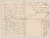 Van Dyck, Ernest - Set of 3 Autograph Letters Signed