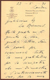 Badini, Ernesto - Autograph Letter Signed