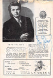 Valasek, Erno - Signed Concert Program Teatro Colon Buenos Aires 1948