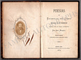 Del Campo, Estanislao - Signed Book "Poesias"