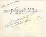 Vintage Opera Signers - Lot of Signed Album Pages