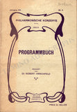 Buxbaum, Friedrich - Concert Program Vienna 1913