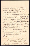 Campana, Fabio - Autograph Letter Signed 1873