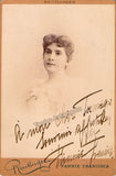 Francisca, Fannie - Set of 2 Signed Cabinet Photographs