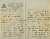 Strakosch, Febea - Autograph Letter Signed 1902