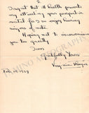 Chaliapin, Fedor - Letter Signed by Him