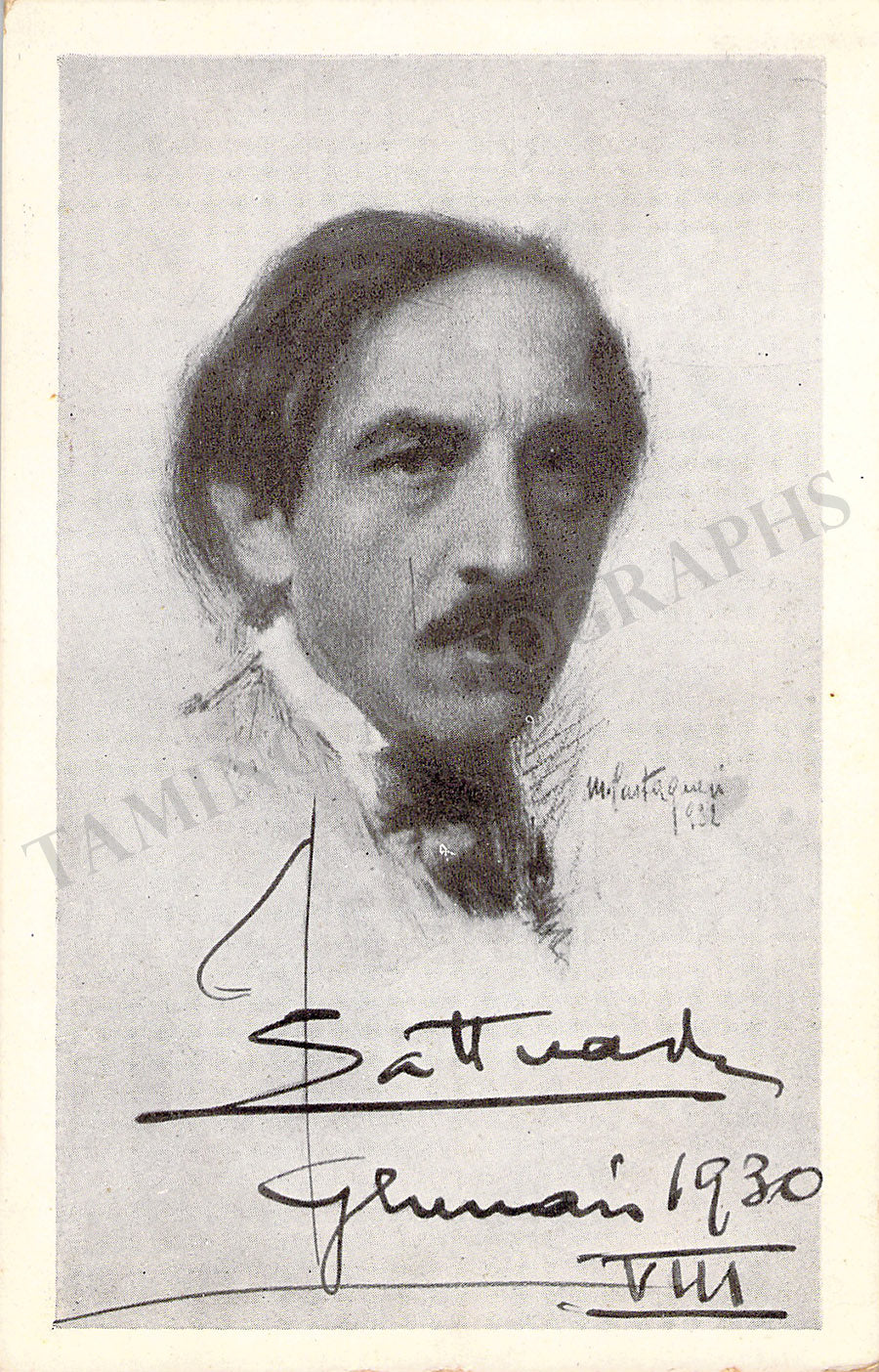 Felice Lattuada Autograph Photograph 1935 Tamino