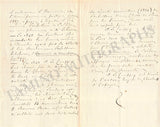 Le Couppey, Felix - Set of 4 Autograph Letters Signed