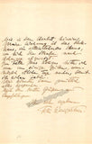 Weingartner, Felix - Autograph Letter Signed 1906