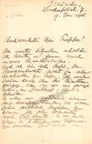 Weingartner, Felix - Autograph Letter Signed 1906