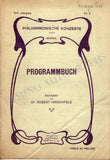 Arbter, Alfred von - Concert Program Vienna 1913