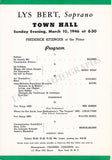 Opera Singers - Lot of 240+ Playbills