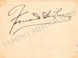 De Lucia, Fernando - Scotti, Antonio - Signed Album Page
