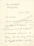 Schmitt, Florent - Autograph Letter Signed 1919