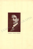 Catalani D'Abruzzo, Francesco - Autograph Letter Signed 1933