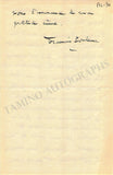 Poulenc, Francis - Autograph Letter Signed