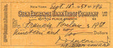 Poulenc, Francis - Signed Check