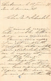 D'Andrade, Francesco - Autograph Letter Signed
