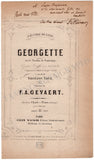 Gevaert, Francois-Auguste - Set of 5 Autograph Items