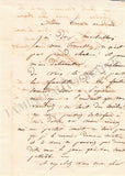 Barry, Francois Pierre - Autograph Letter Signed 1845