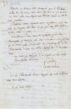 Sudre, Francois - Set of 2 Autograph Letters Signed