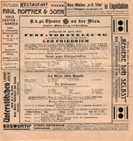 Lehar, Franz - Set of 2 Program Clips Vienna 1904