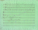 Liszt, Franz - Autograph Music Quote Signed