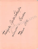 Opera Singers - Lot of 19 Signed Album Pages