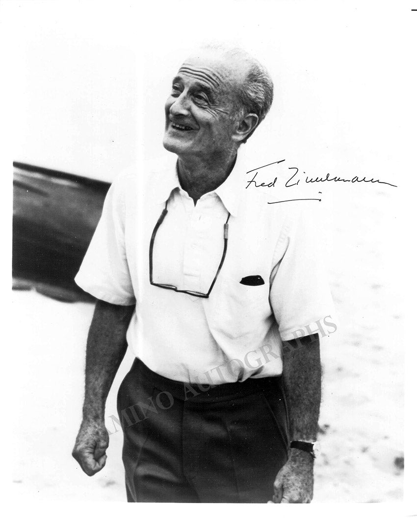 Fred Zinnemann Autograph Photograph Tamino