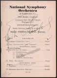 Hempel, Frieda - Signed Program Washington 1932