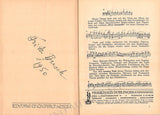 Busch, Fritz - Signed Program Vienna 1950