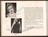 Berlin State Opera - Opernball Album 1954 with Many Signatures