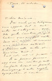 Fauré, Gabriel - Autograph Letter Signed