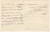 De Saint-Quentin, Gabriel - Set of 2 Autograph Letters Signed