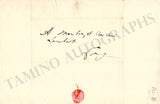 Donizetti, Gaetano - Autograph Note Signed