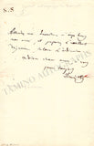 Donizetti, Gaetano - Autograph Note Signed