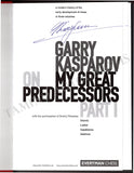 Kasparov, Garry - Signed Books My Great Predecessors (Vol 1-5)