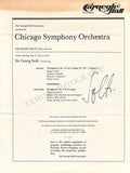 Conductors Signed Program Pages – Set of 42