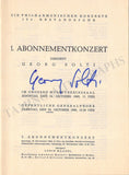Solti, Georg - Signed Program Vienna 1965