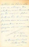 Osborne, George Alexander - Set of 5 Autograph Letters Signed