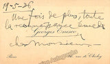 Enesco, Georges - Autograph Collection