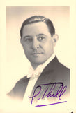 Thill, Georges - Signed Photograph + Autograph Note Signed