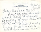 Farrar, Geraldine - Letter Archive 1938-1939