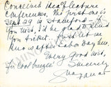 Farrar, Geraldine - Letter Archive 1938-1939