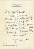 Farrar, Geraldine - Letter Archive 1938-1939