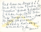 Farrar, Geraldine - Letter Archive 1938-1939