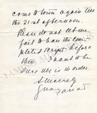 Farrar, Geraldine - Letter Archive 1938-1939